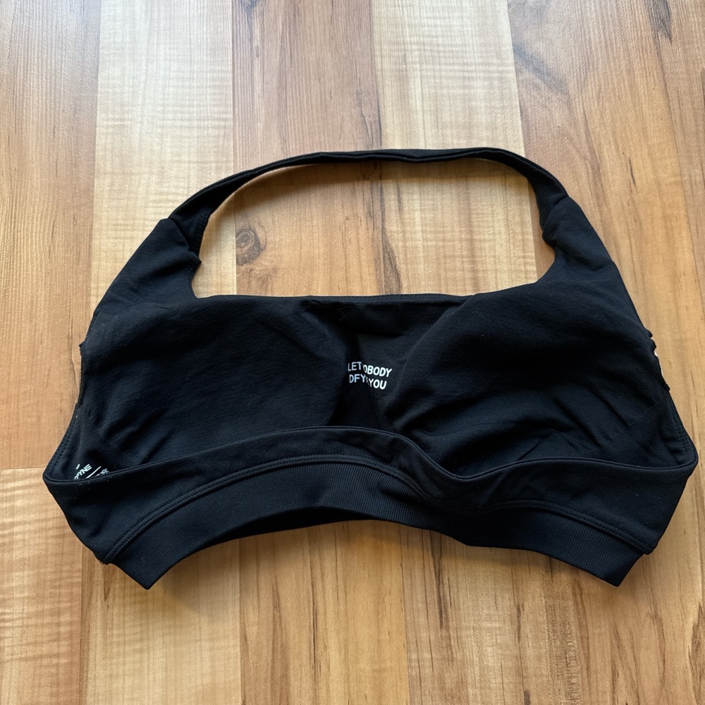 Black Dfyne Impact Halter Bra - Picture 2 of 3